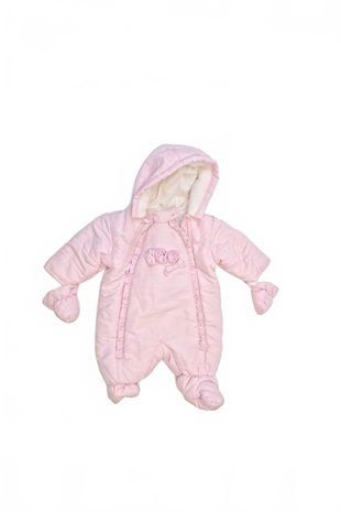 Dievčenská zimná kombinéza Genesis, farba ružová, veľkosť 0-1 m