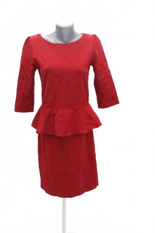 Dámske šaty Hallhuber, farba červená, veľkosť L