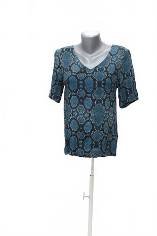 Dámske tričko Ichi bez potlače, farba zvieracie vzory, veľkosť 34