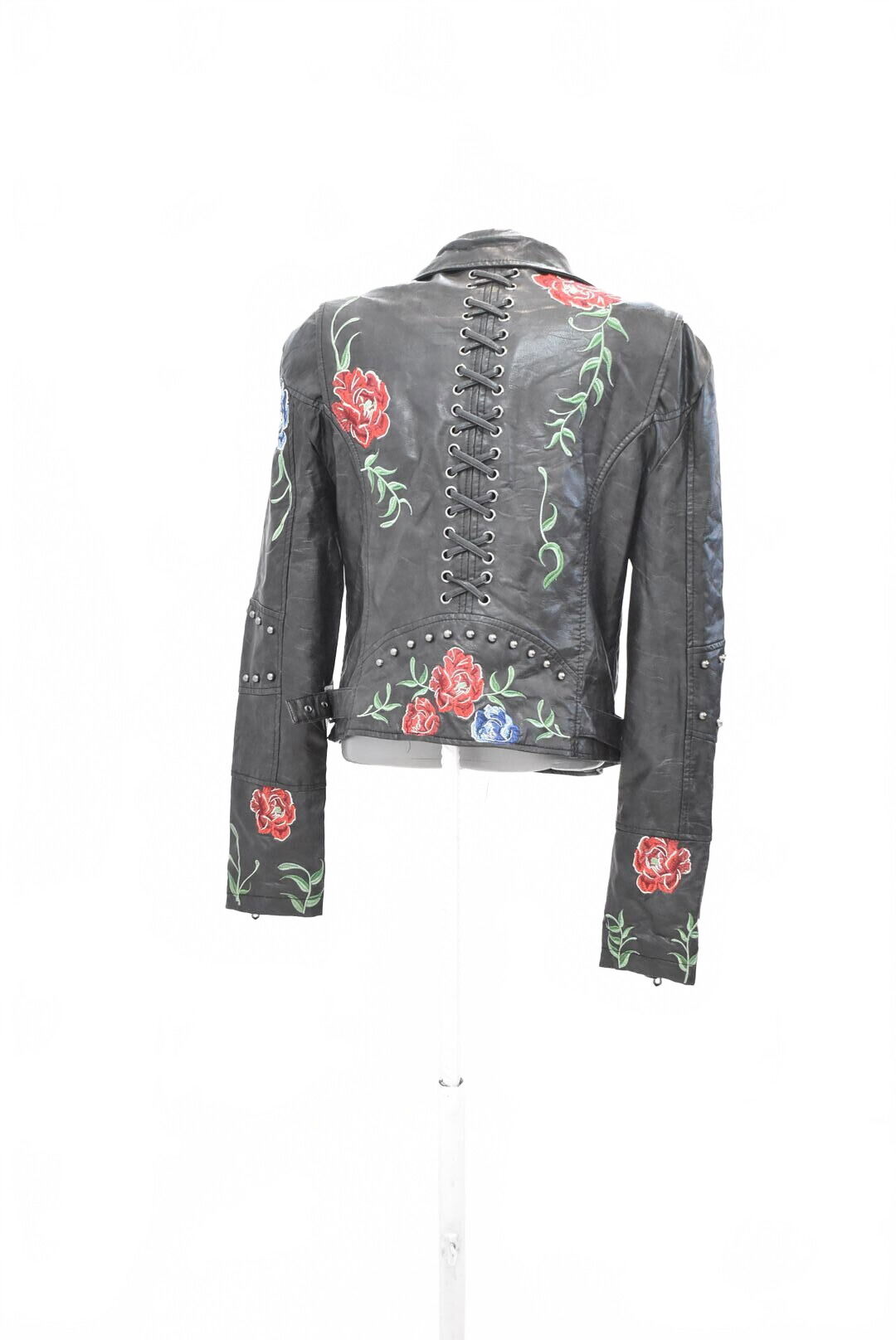 Dámska bunda Amisu, farba kvetovaná, veľkosť 40