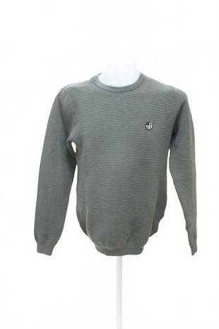 Pánský svetr Jean Pascale, barva khaki, velikost M