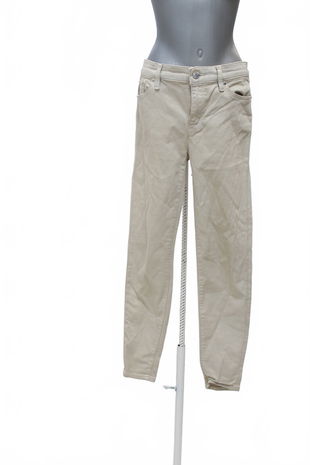 Dámske nohavice Ralph Lauren, farba béžová, veľkosť M