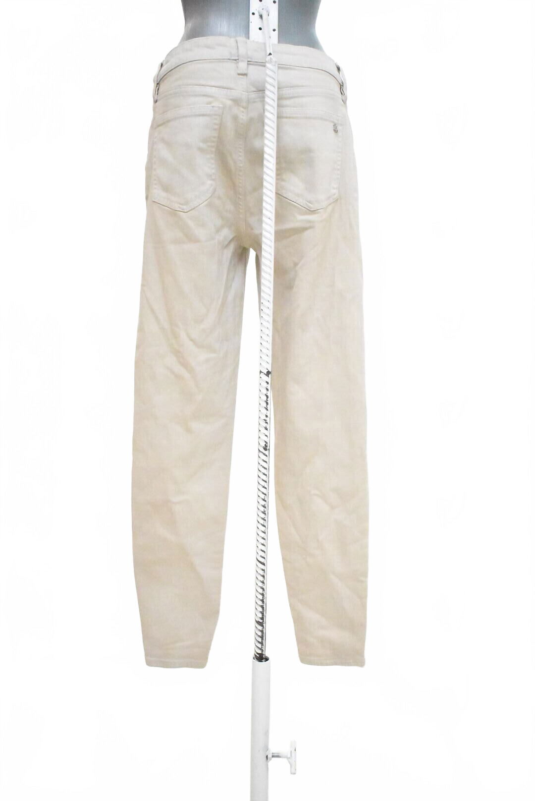 Dámske nohavice Ralph Lauren, farba béžová, veľkosť M