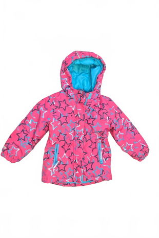 Dievčenská zimná bunda Sinsay, farba vzorovaná, veľkosť 116