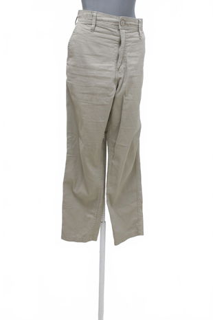 Pánské kalhoty H&M, barva béžová, velikost L