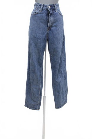 Pánské kalhoty H&M, barva denim, velikost S