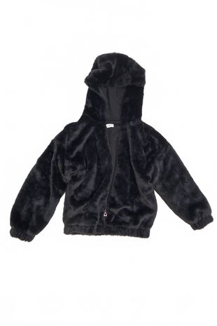 Dievčenská bunda F&F, farba čierna, veľkosť 8-9 r