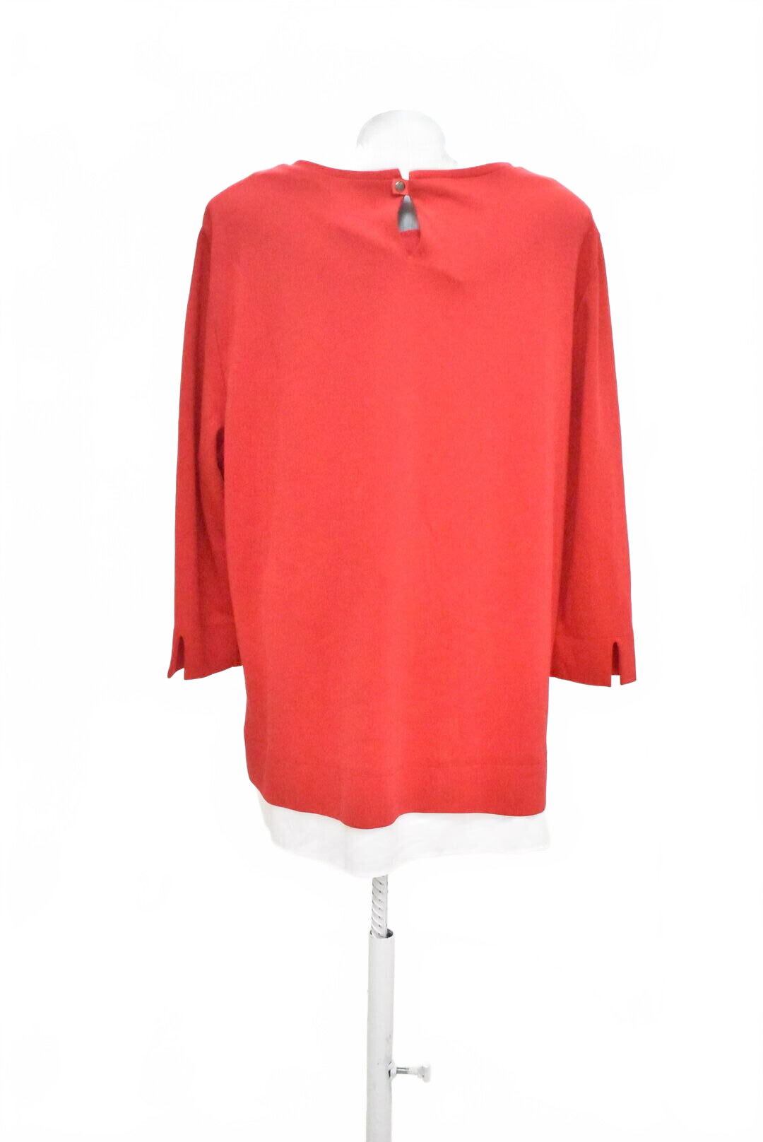 Dámské tričko Gerry Weber bez potisku, barva červená, velikost 46