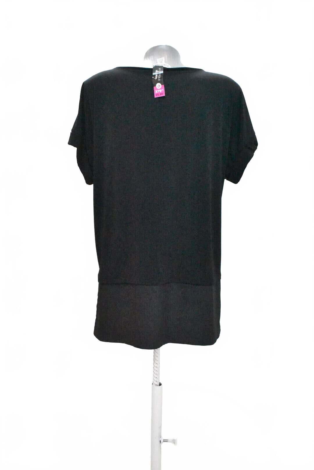 Dámske tričko Calvin Klein bez potlače, farba čierna, veľkosť M