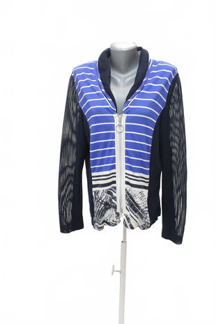 Dámská mikina Sportalm s potiskem, barva pruhovaná, velikost 46