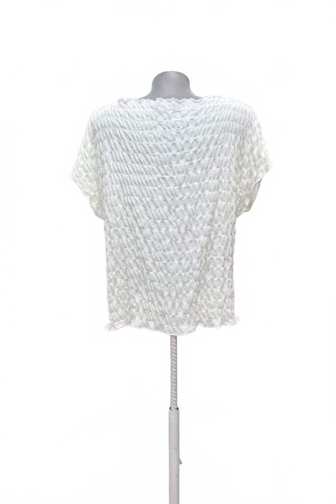 Dámské tričko C&A bez potisku, barva bílá, velikost XL