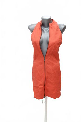 Dámske šaty Stefanel, farba oranžová, veľkosť XS