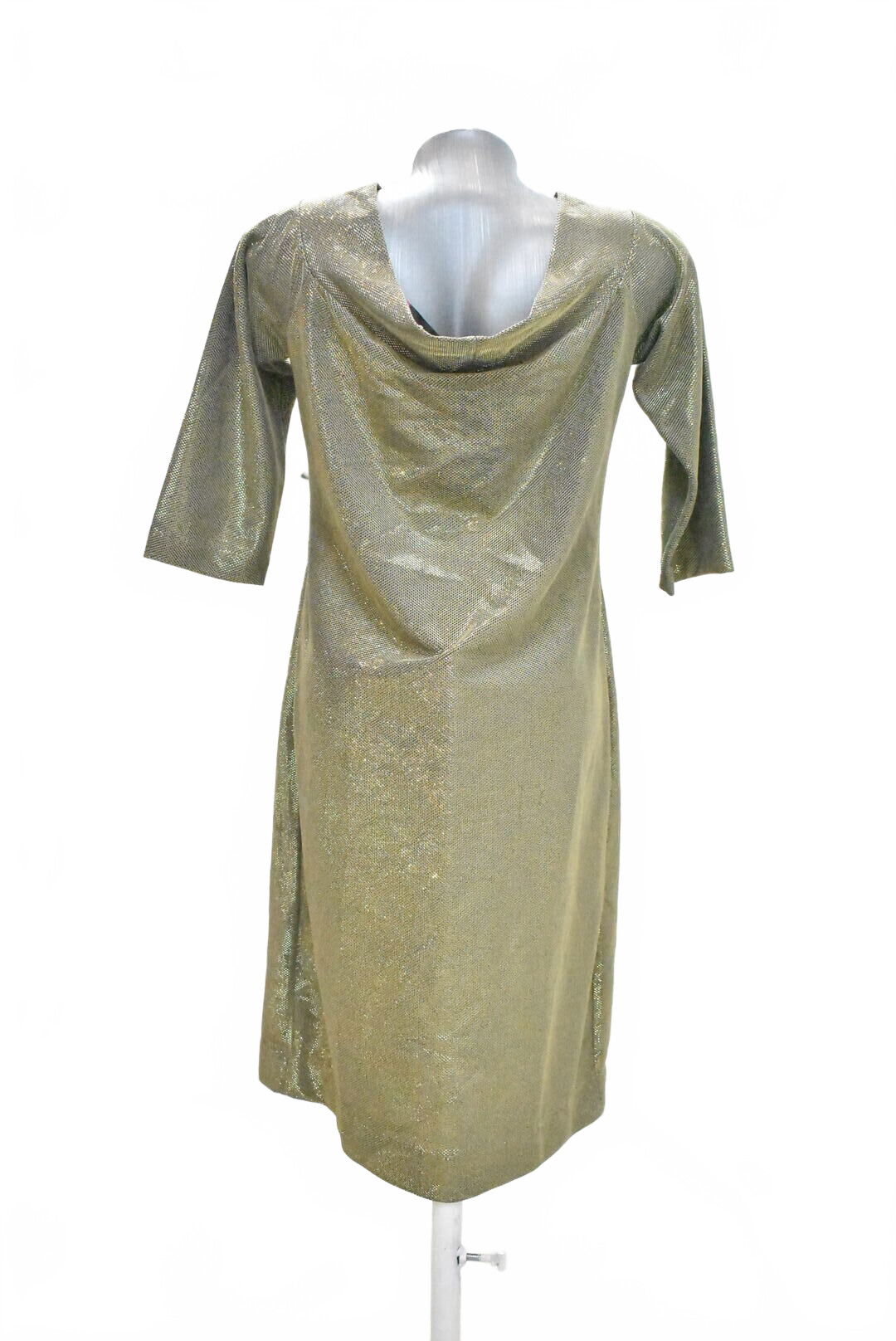 Dámske šaty Pietro Filipi, farba zlatá, veľkosť L