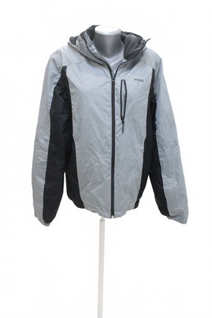 Dámska zimná bunda Decathlon, farba sivá, veľkosť S