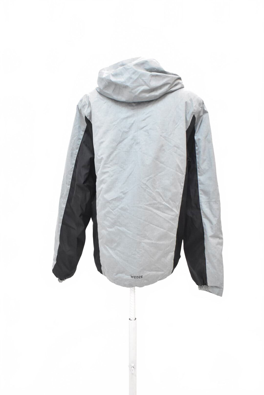 Dámska zimná bunda Decathlon, farba sivá, veľkosť S