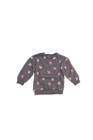 Dievčenská mikina Genesis bez potlače, farba sivá, veľkosť 3-4 r