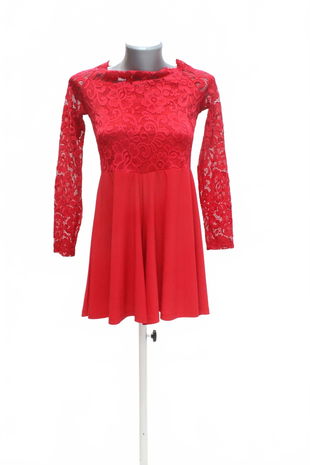 Dámske šaty Fbsister, farba červená, veľkosť S