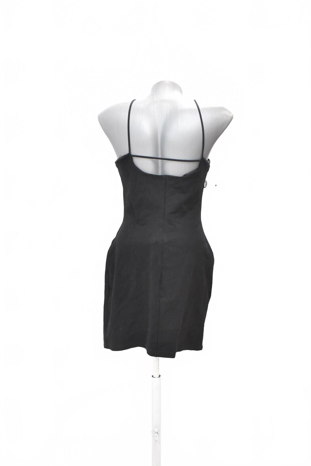 Dámske šaty Stradivarius, farba čierna, veľkosť L