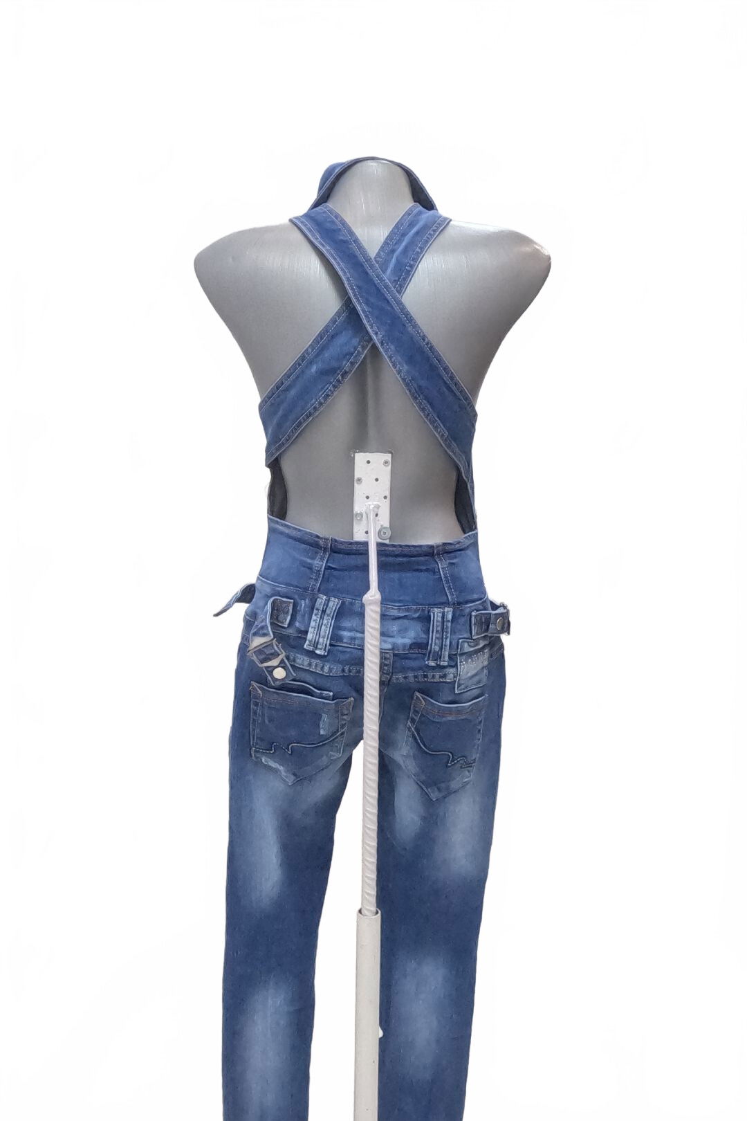 Dámský overal Genesis, barva denim, velikost S