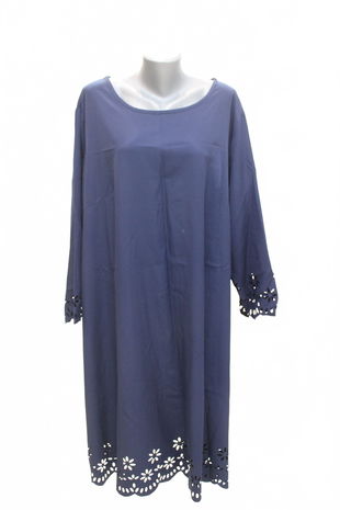 Dámske šaty Shein, farba modrá, veľkosť 4XL