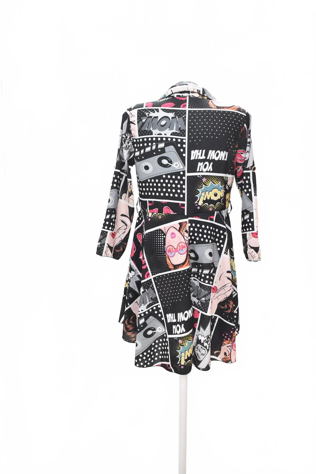 Dámske šaty New Collection, farba vzorovaná, veľkosť M