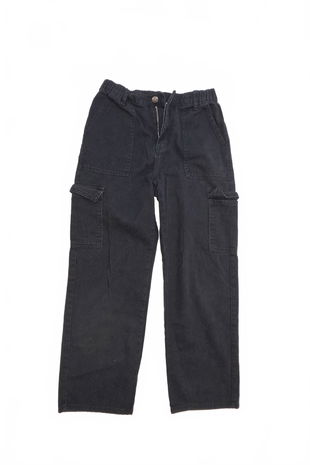 Chlapecké kalhoty Shein, barva černá, velikost 13-14 r