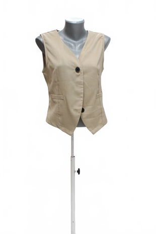 Dámska vesta Shein, farba béžová, veľkosť 40