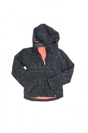 Dievčenská bunda H&M, farba vzorovaná, veľkosť 140