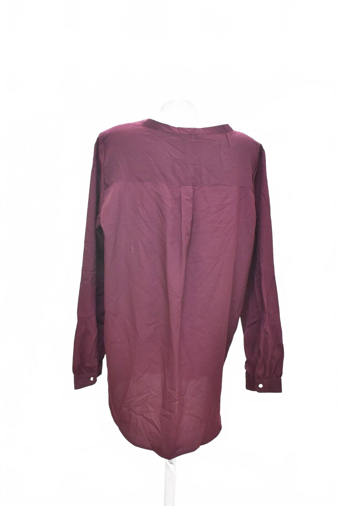 Dámské tričko Genesis bez potisku, barva bordó, velikost 2XL