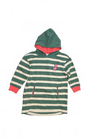 Dievčenská mikina Genesis bez potlače, farba pruhovaná, veľkosť 122