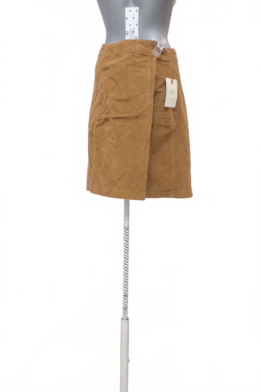 Dámska sukňa F&F, farba hnedá, veľkosť 48