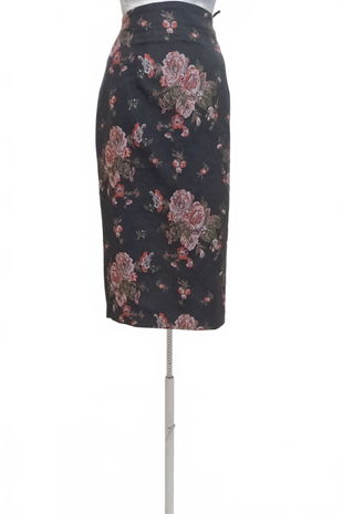 Dámska sukňa F&F, farba kvetovaná, veľkosť 40