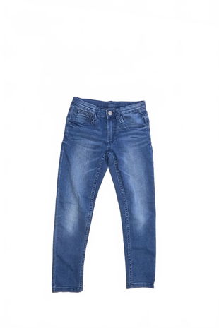 Dievčenské nohavice Tchibo, farba denim, veľkosť 134