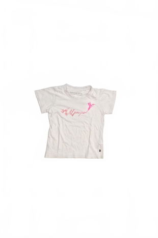 Dievčenské tričko Alpine Pro bez potlače, farba biela, veľkosť 116