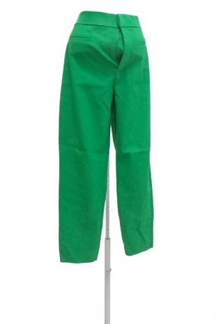 Dámské kalhoty Zara, barva zelená, velikost XL