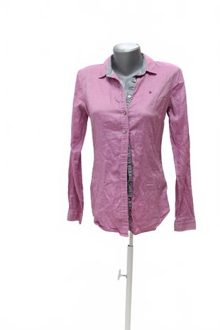 Dámska blúzka Tommy Hilfiger, farba ružová, veľkosť S