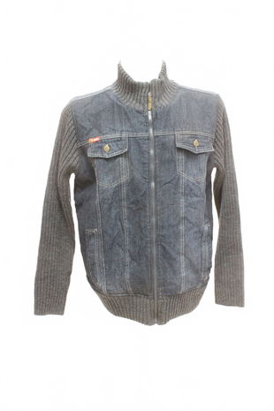 Pánská bunda Lee Cooper, barva denim, velikost M