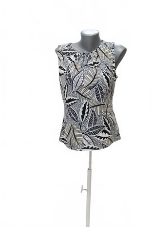 Dámsky top Calvin Klein, farba kvetovaná, veľkosť S