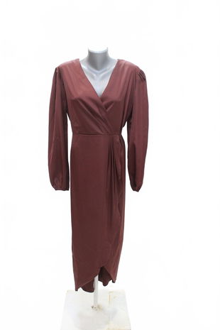 Dámské šaty Genesis, barva bordó, velikost XL