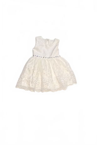 Dievčenské šaty Genesis, farba biela, veľkosť 12-18 m