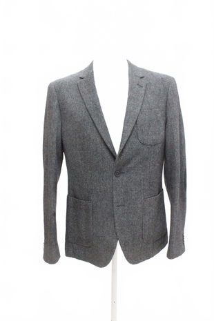 Pánské sako S.oliver, barva šedá, velikost S