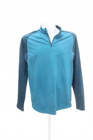 Pánská mikina Quechua bez potisku, barva vícebarevná, velikost XL