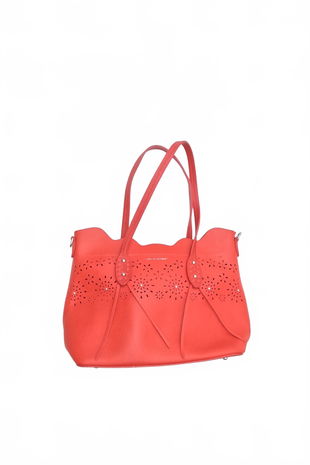 Dámská kabelka David Jones, barva červená