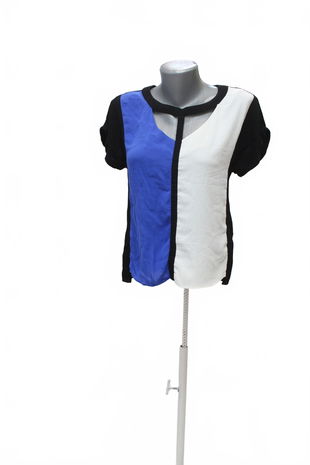 Dámske tričko Naf Naf bez potlače, farba viacfarebná, veľkosť S