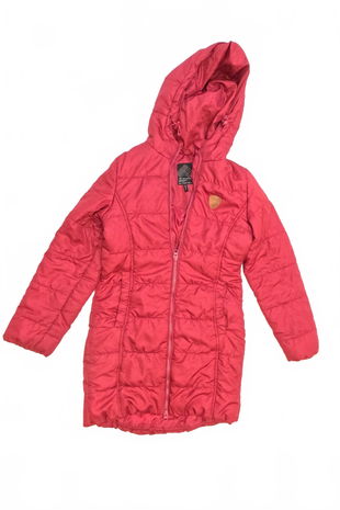 Dievčenská zimná bunda Sam 73, farba červená, veľkosť 140