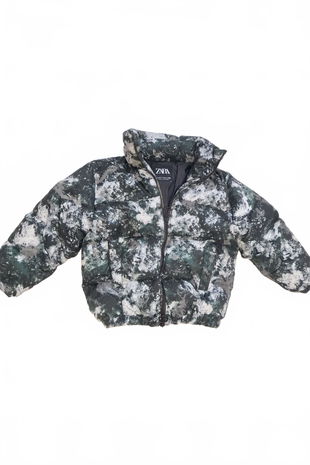 Dievčenská zimná bunda Zara, farba viacfarebná, veľkosť 122