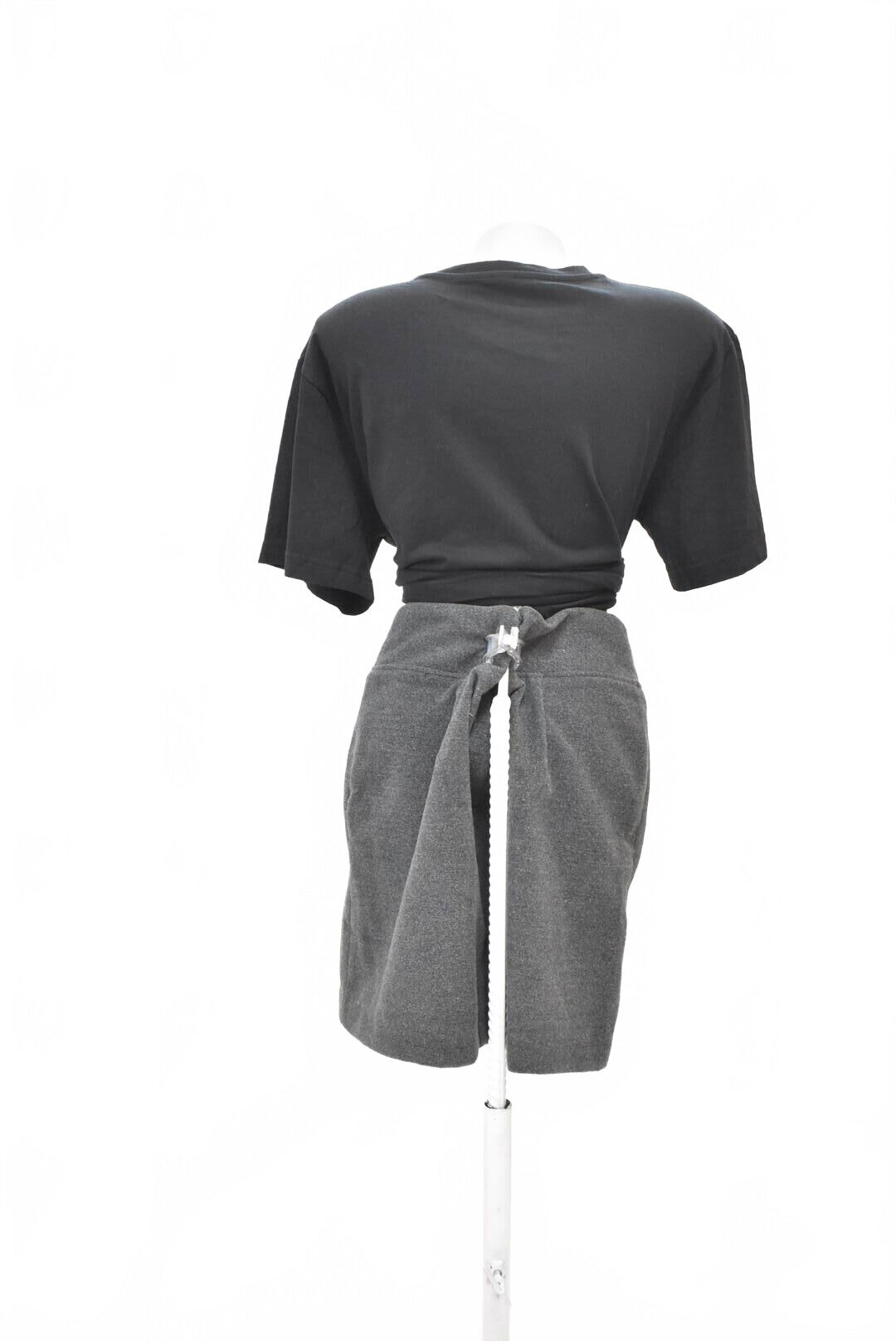 Dámska sukňa Amisu, farba sivá, veľkosť 42