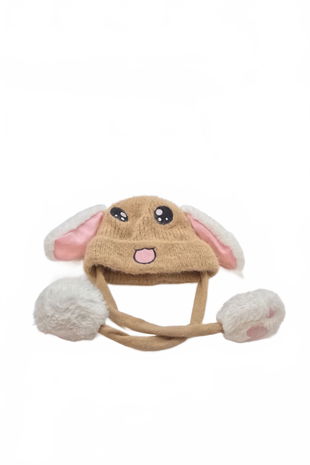 Čepice, barva hnědá