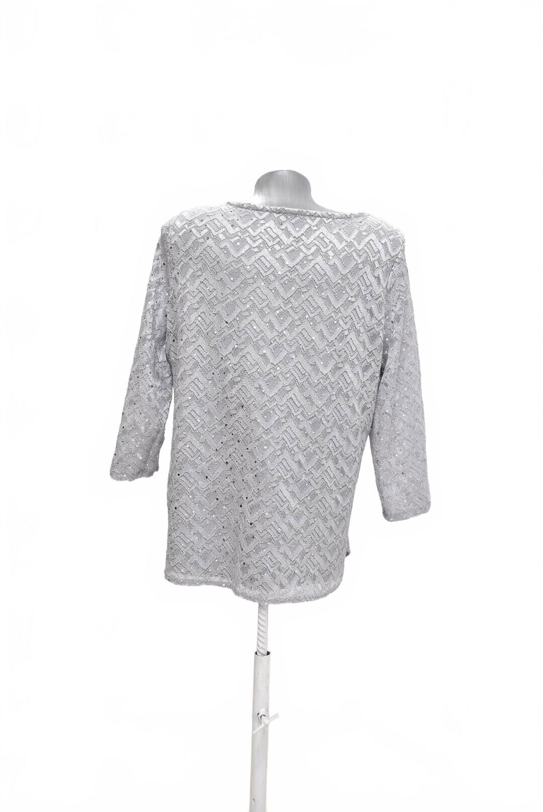 Dámské tričko Marks & Spencer bez potisku, barva šedá, velikost 46