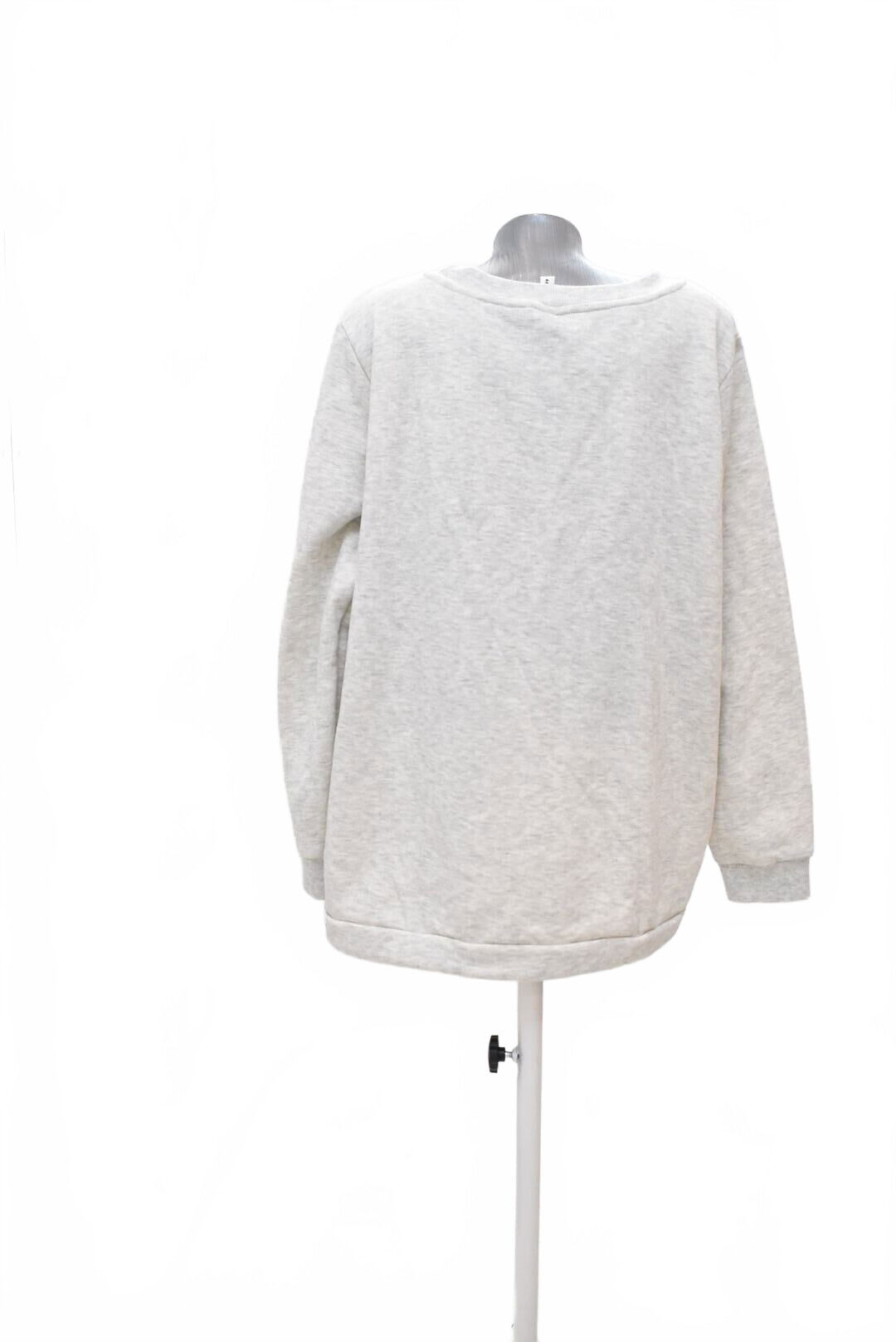 Dámska mikina Maxi Blue s potlačou, farba sivá, veľkosť 44